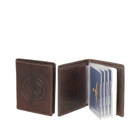 Porta Carte Credito Piatto Aeronautica Militare Eagle AM128  Valigeria.it