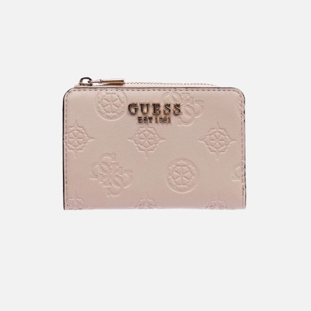 Porta carte di credito Guess Laurel II Light Taupe Logo