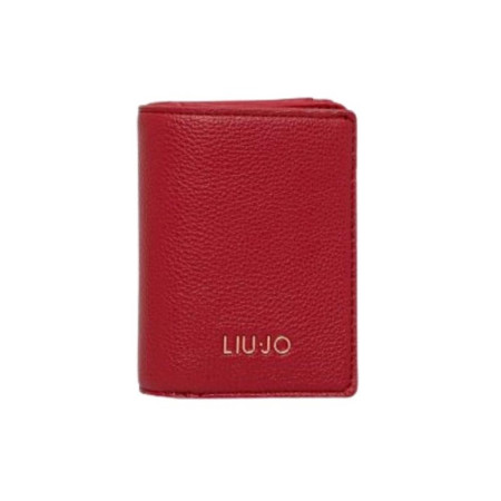 Porta carte di credito piccolo Liu Jo AA5190E0058X0644-Rosso Pompelmo Valigeria-it 