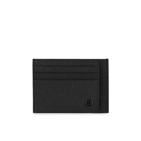 Porta Carte Piquadro Black Square Nero  Valigeria.it