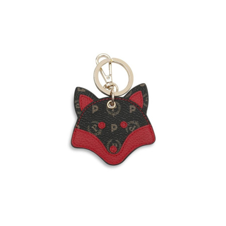 Porta Chiavi Volpe Pollini Heritage Nero Rosso TE8906PP07Q1100B  Valigeria.it