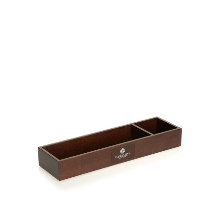 Porta penne orizzontale + clip | Spalding & Bros. Wooden | 250101-Testa Moro