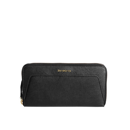 Portafoglio Donna Grande in Pelle | Samsonite Lady Saffiano II Slg | 33D319-Black
