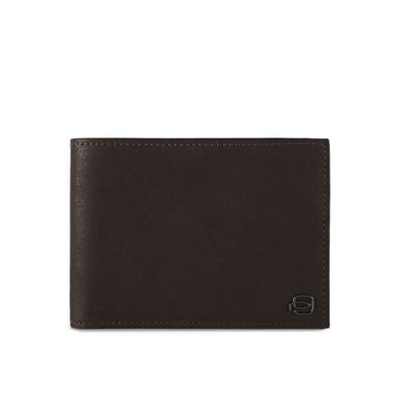 Portafoglio Uomo con portamonete | Piquadro Black Square | PU257B3R-Testa Moro