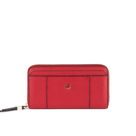 Portafoglio Donna Circle Piquadro Rosso  Valigeria.it