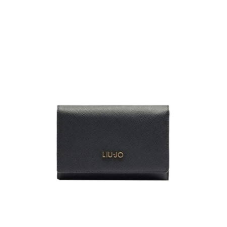 Portafoglio donna con patta medio Caliwen Liu Jo AA5167E005822222-Nero Valigeria-it 