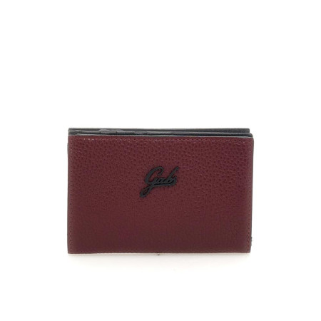 Portafoglio donna con patta piccolo Bull black Gabs Gmoney Chianti