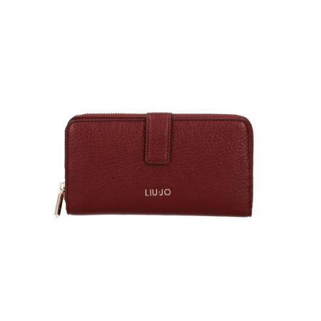 Portafoglio donna cerniera con patta grande Liu Jo Caliwen Red Wine