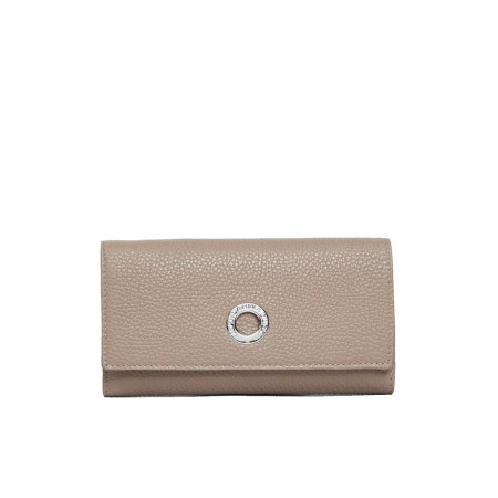 Portafoglio donna orizzontale con patta grande Mellow Mandarina Duck Warm Taupe