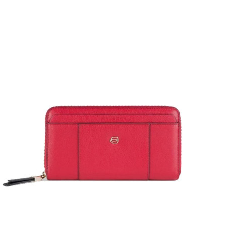 Portafoglio Donna Medio Piquadro Rosso  Valigeria.it