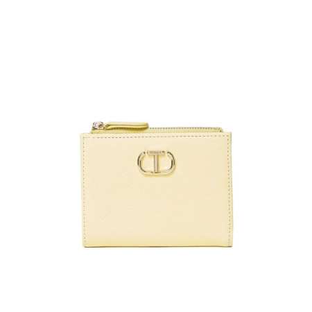 Portafoglio Donna Piccolo con Oval T Twinset Light Lemon  Valigeria.it