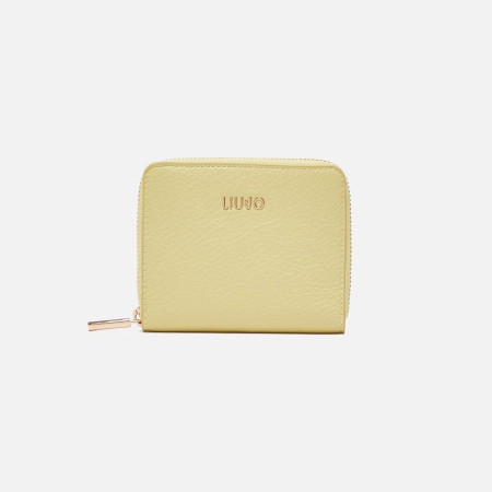 Portafoglio donna cerniera semplice piccolo Guess Caliwen Avocado