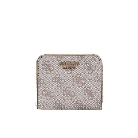 Portafoglio donna piccolo Zamira Guess SWSG9629137-Dark Taupe Logo Valigeria-it