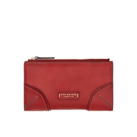 Portafoglio Donna The Bridge Rosso Ribes Oro  Valigeria.it