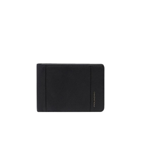 Portafoglio Uomo con Patta Cronus Piquadro PU1392S134R-Nero Valigeria-it