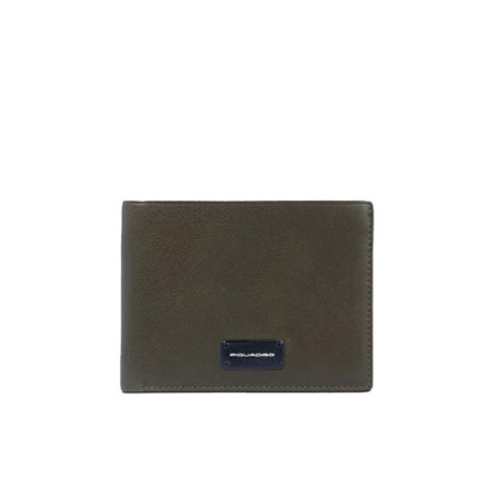 Portafoglio Uomo Harper Piquadro PU5761APR-Verde Testa Moro Valigeria-it