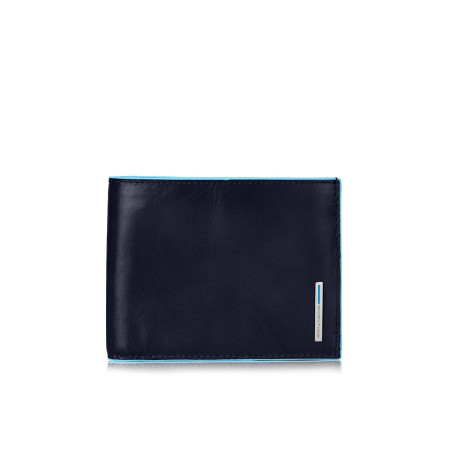 Portafoglio Uomo Piquadro  con portamonete  Linea Blue Square  PU1240B2-blu2 (valigeria)