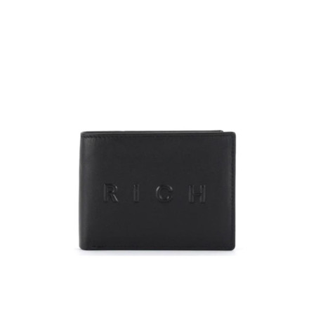 Portafoglio Uomo Semplice John Richmond Black  Valigeria.it