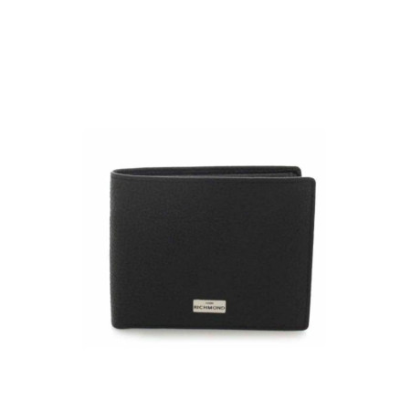 Portafoglio Uomo Semplice John Richmond Black  Valigeria.it