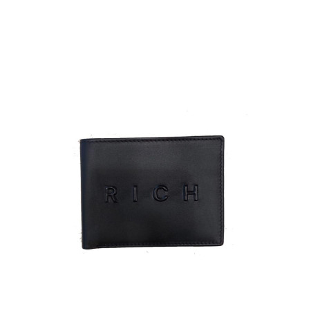 Portafoglio Uomo Semplice John Richmond Black  Valigeria.it
