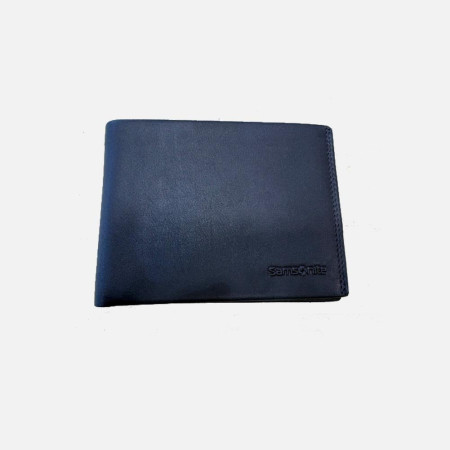 Portafoglio uomo orizzontale semplice Samsonite Attack Oxford Blue