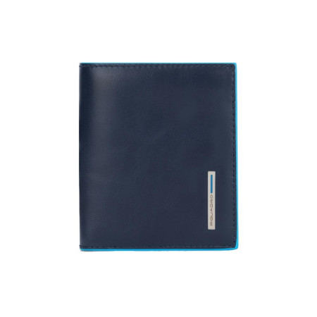 Portafoglio uomo verticale Blue Square Piquadro PU5964B2R-Mogano Valigeria-it