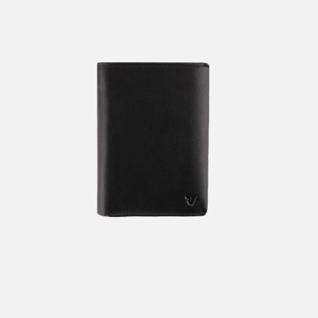 Portafoglio uomo verticale con porta monete Roncato Valigeria Pascal Nero