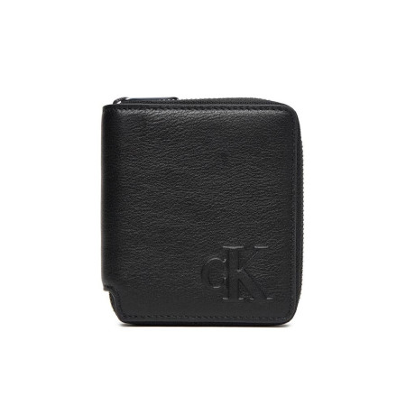 Portafoglio uomo zip around Calvin Klein Black