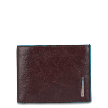 Portafoglio Uomo 12 comparti porta carte | Piquadro Blue Square | PU1241B2-Mogano