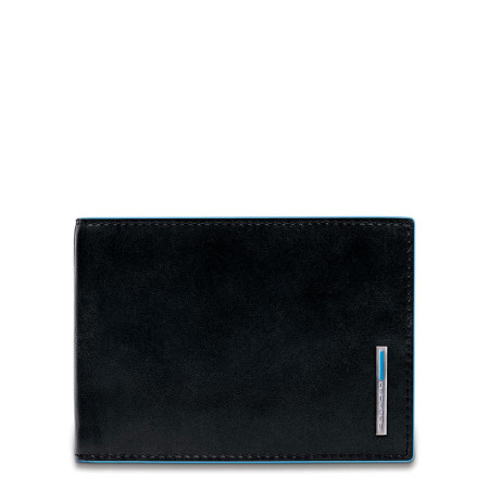 Portafoglio Uomo con portamonete | Piquadro Blue Square | PU1392B2-Nero
