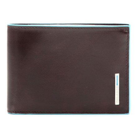 Portafoglio uomo portamonete | Piquadro Blue Square | PU257B2-Mogano
