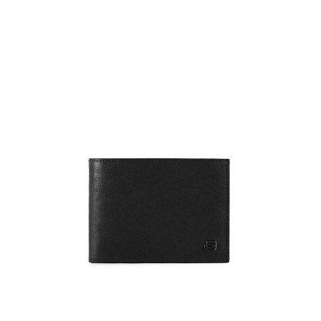 Portafoglio Uomo Orizzontale Semplice | Piquadro Black Square | PU257B3R-Nero