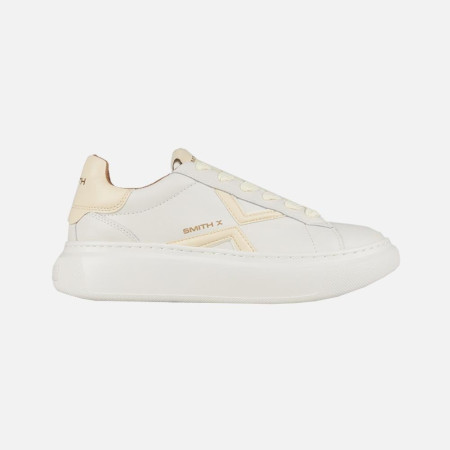 Scarpa donna bassa sneakers Alexander Smith X White Pastel Yellow
