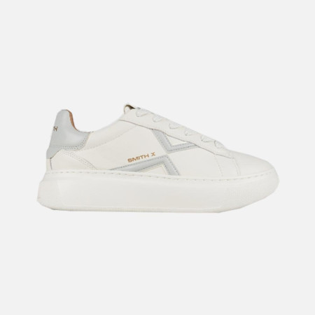Scarpa donna sneakers bassa Alexander Smith X College White Pastel Green
