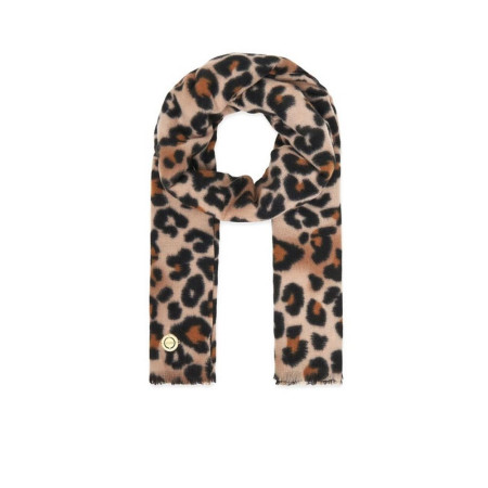 Sciarpa donna stola leopardata Guess Domitilla Black