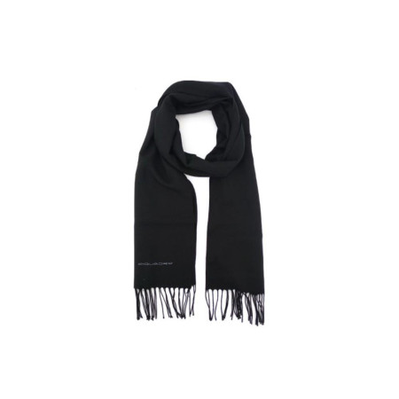 Sciarpa Uomo Viscosa con Frange Piquadro Nero  Valigeria.it