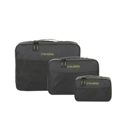 Set 3 pezzi kit da viaggio Trient Travelite 00033404-Antracite Valigeria-it