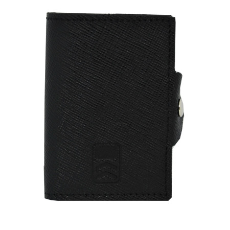 Porta Carte di Credito a Libro | Slide Rfid | SLIDESAFF-Nero