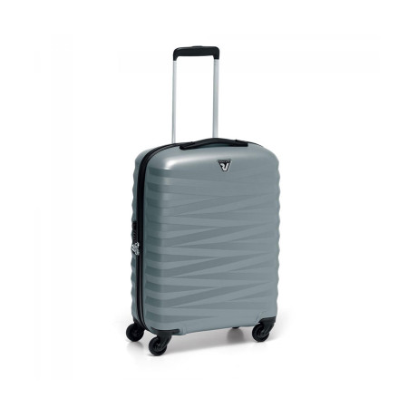Trolley Cabina 55 Cm 4 Ruote | Roncato Zeta | 5353-Nero/Silver