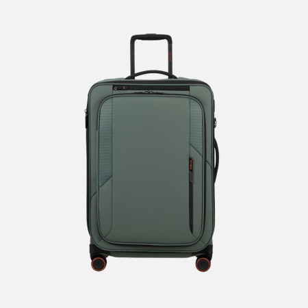Trolley mobido 67cm 4 ruote medio espandibile Samsonite Glazed Sage Green