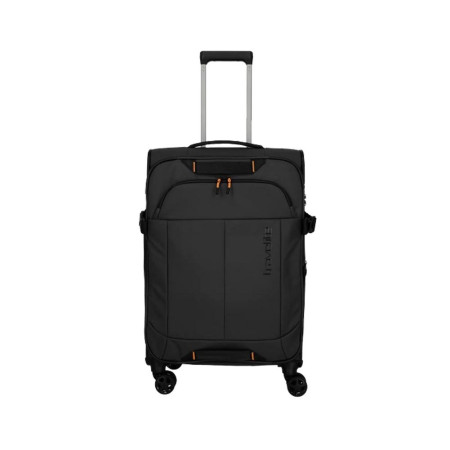 Trolley morbido 67cm 4 ruote medio Briizi Travelite 09104801-Nero Valigeria-it 