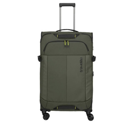 Trolley morbido 78cm 4 ruote grande Briizi Travelite Khaki Valigeria-it