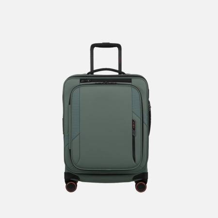 Trolley morbido 55cm 4 ruote cabina espandibile Samsonite Sage Green