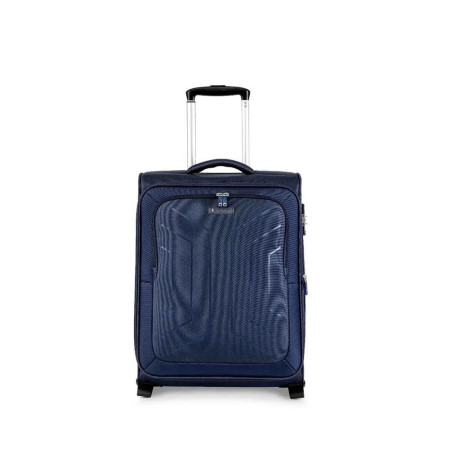 Trolley morbido 55cm 2 ruote cabina espandibile Roncato Ciak Hexa Soft Blu Navy