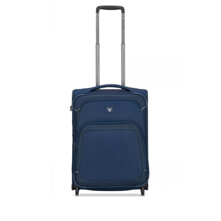 Trolley morbido 55cm 2 ruote cabina espandibile Roncato Valigeria Gateway Blu