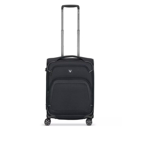 Trolley morbido 55cm 4 ruote cabina espandibile Roncato Valigeria Gateway Nero
