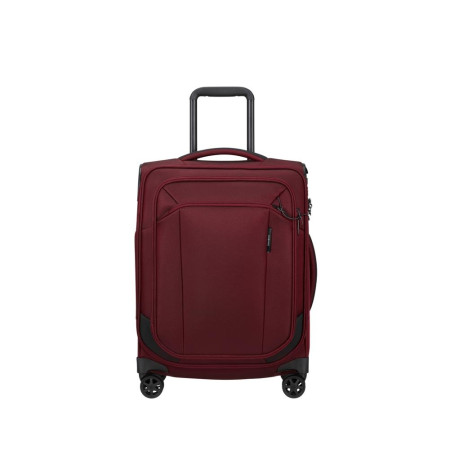 Trolley morbido 55cm 4 ruote cabina espandibile Samsonite Respark Burgundy