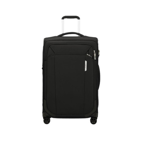Trolley Morbido Medio Respark Samsonite Ozone Black  Valigeria.it