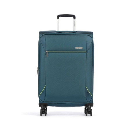 Trolley morbido 67cm 4 ruote medio espandibile Samsonite Base Breeze Petrol Blue