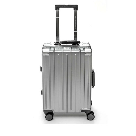 Trolley rigido 55cm 4 ruote cabina A.G Spalding&bros. Argento